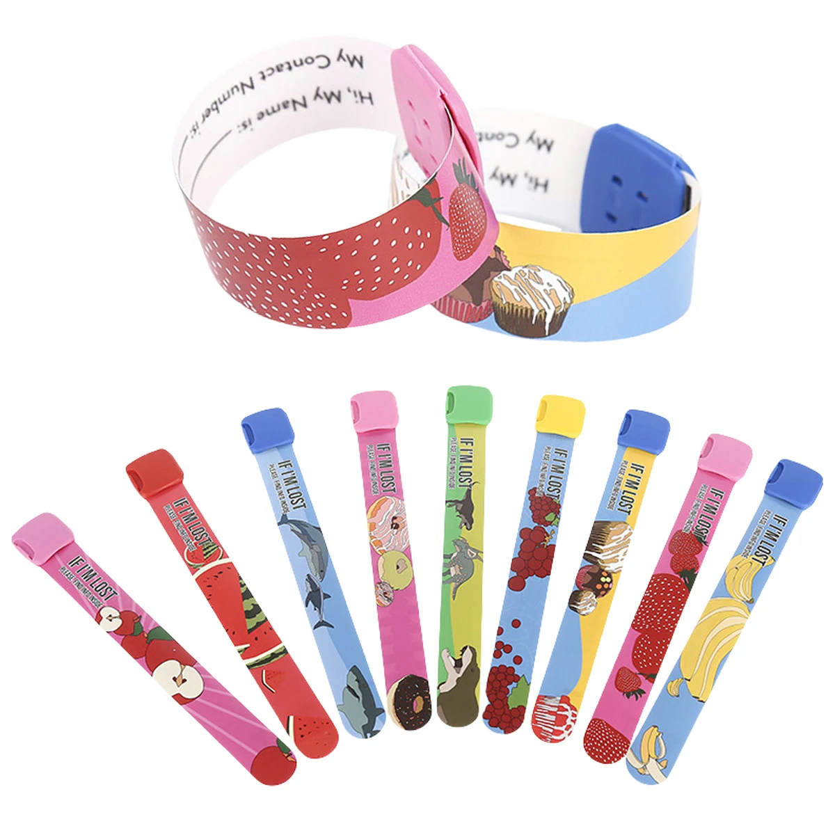 Reusable Kids Safety ID Wristband MOQ50 1