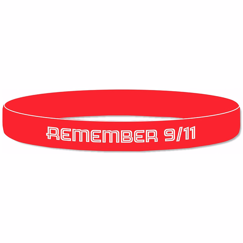 Remembering 911 Silicone Wristbands