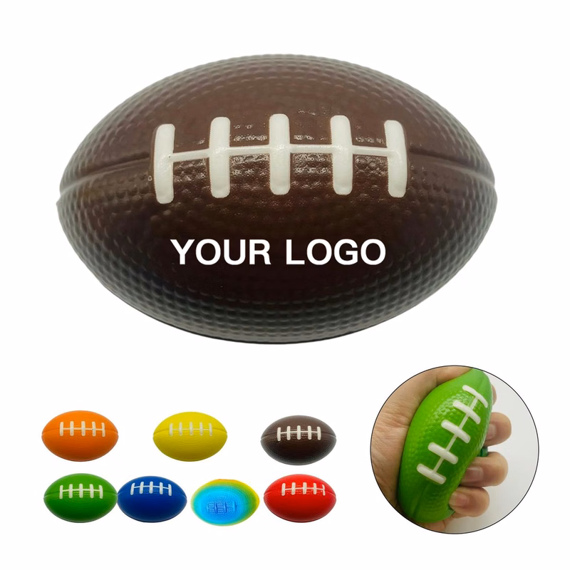 Rugby Shape Stress Ball PU Foam Design