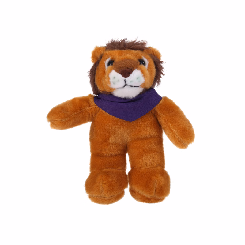 Soft Plush Stuffed Lion with Bandana