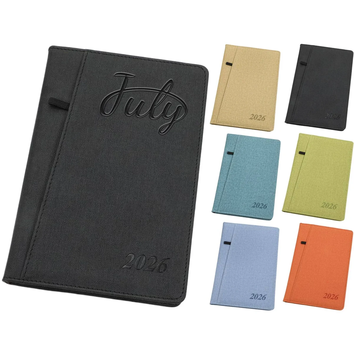 2026 A5 PU Leather Cover Planner Notebook 1