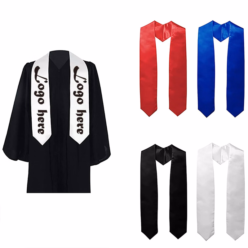 Unisex Adult Plain Graduation Stole Sash