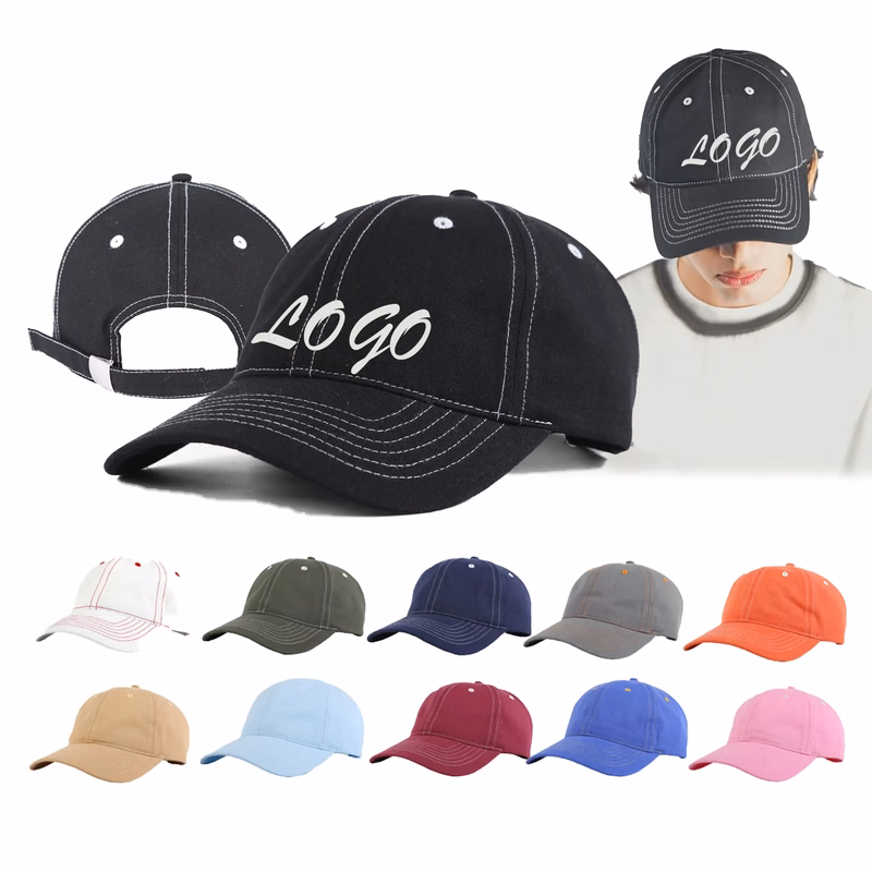 Cotton Fashion Casual 6 Panel Classic Sports Baseball Cap