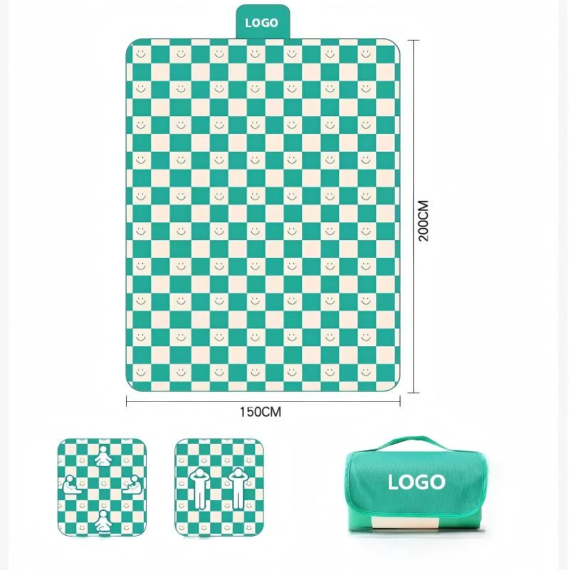 79"×59" Custom Foldable Waterproof Picnic Blanket 1