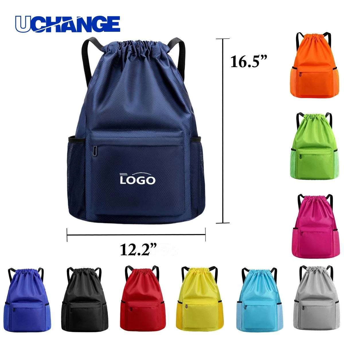 Dry Wet Separation Drawstring Backpack 1
