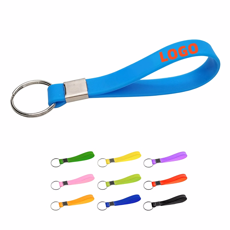 Silicone Wristband With Keychain