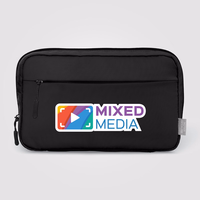 Mercer Recycled Nylon Dual-Pocket Organizer Pouch - 1.5L