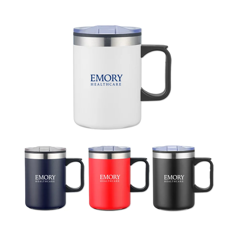 14 Oz. Double Wall Mug with Handle 1