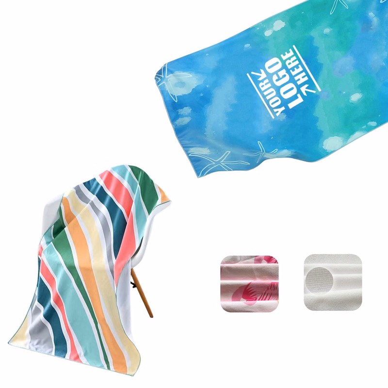 Dye Sublimated Micro Fiber Beach Towel