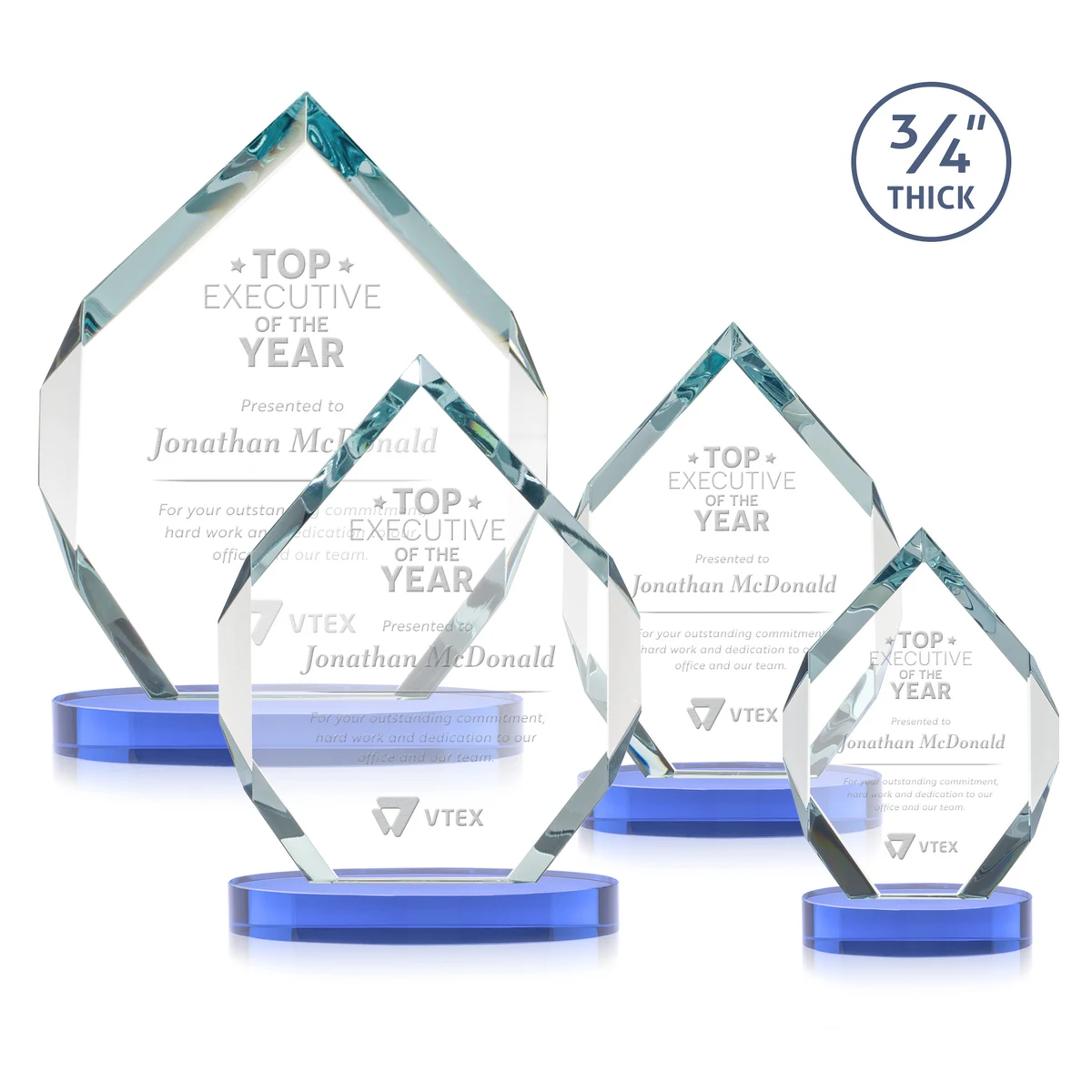 Royal Diamond Award on Alberton Base - Sky Blue 1