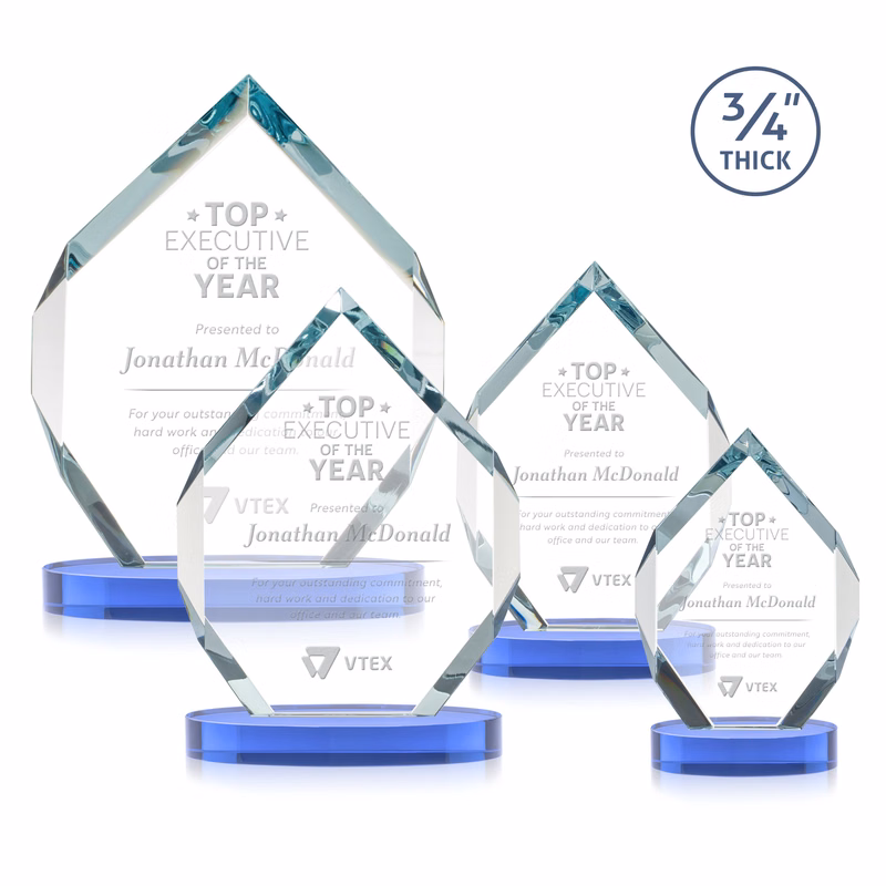 Royal Diamond Award on Alberton Base - Sky Blue