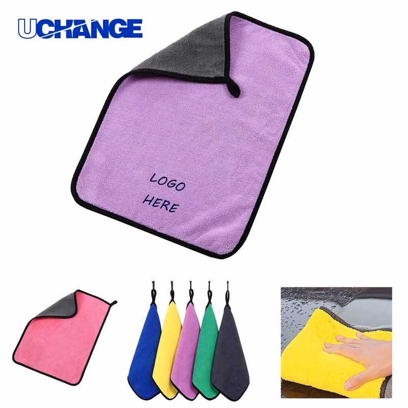 Double-Layer Car Microfiber Towels Auto Detailing & Cleaning Cloths