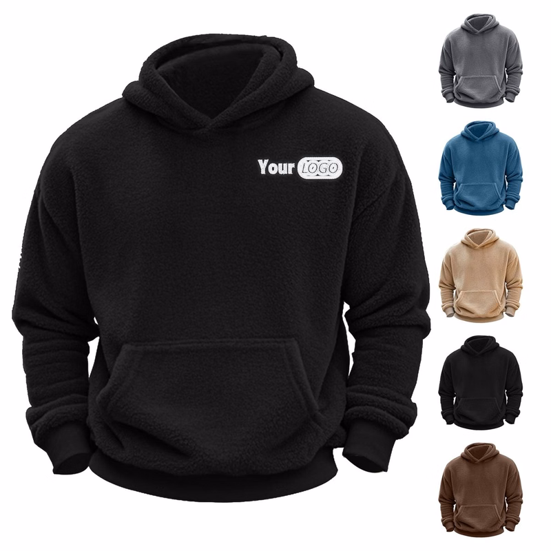 Lamb Wool Lined Winter Pullover