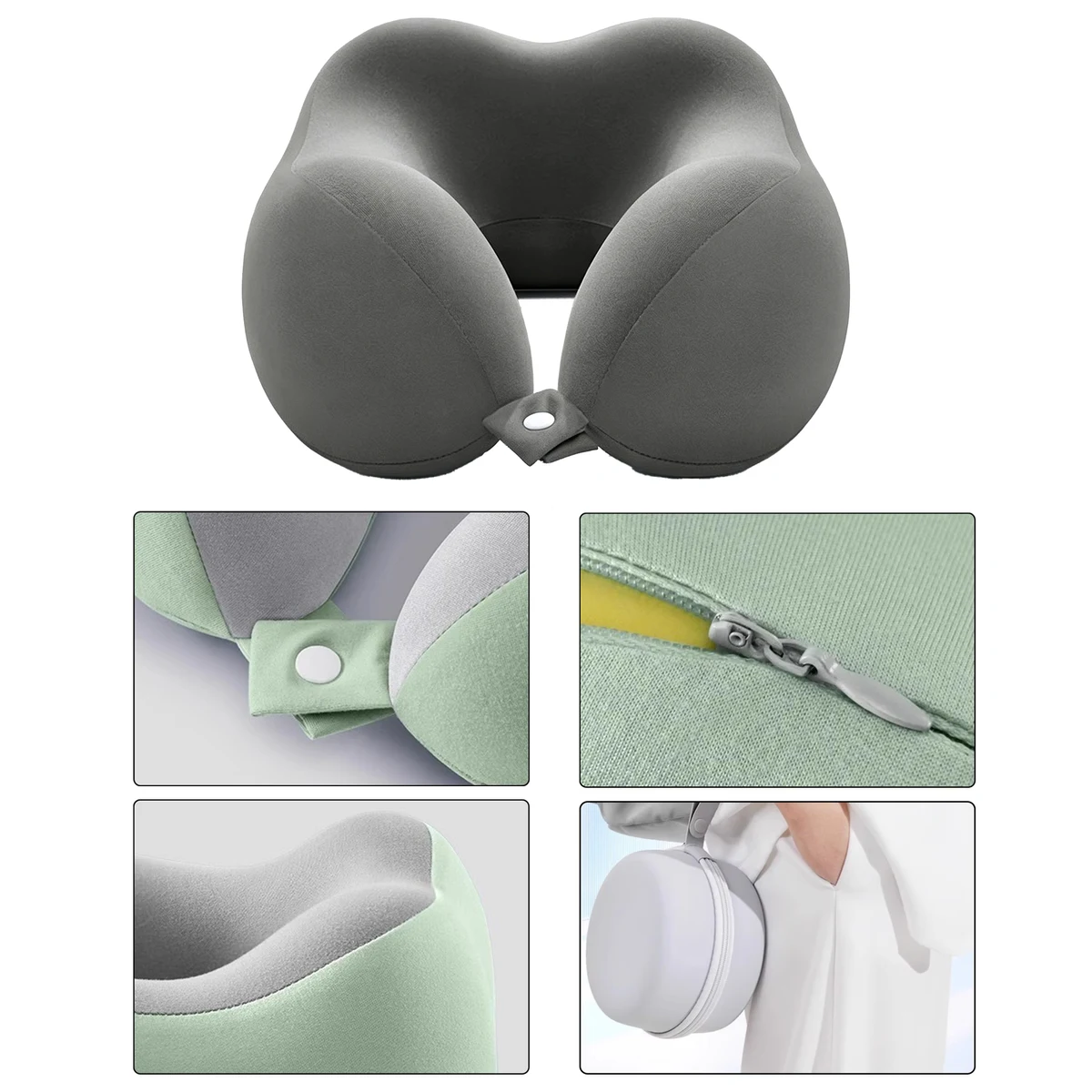 Memory Foam U-shaped Rest Pillow 1
