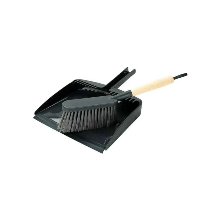 Bonita Home Wood Dustpan Sets, promotional household item with logo imprint 1