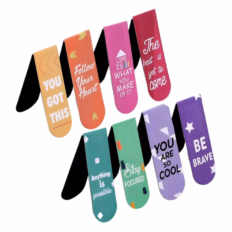 Foldable Paper Clip Magnetic Bookmark