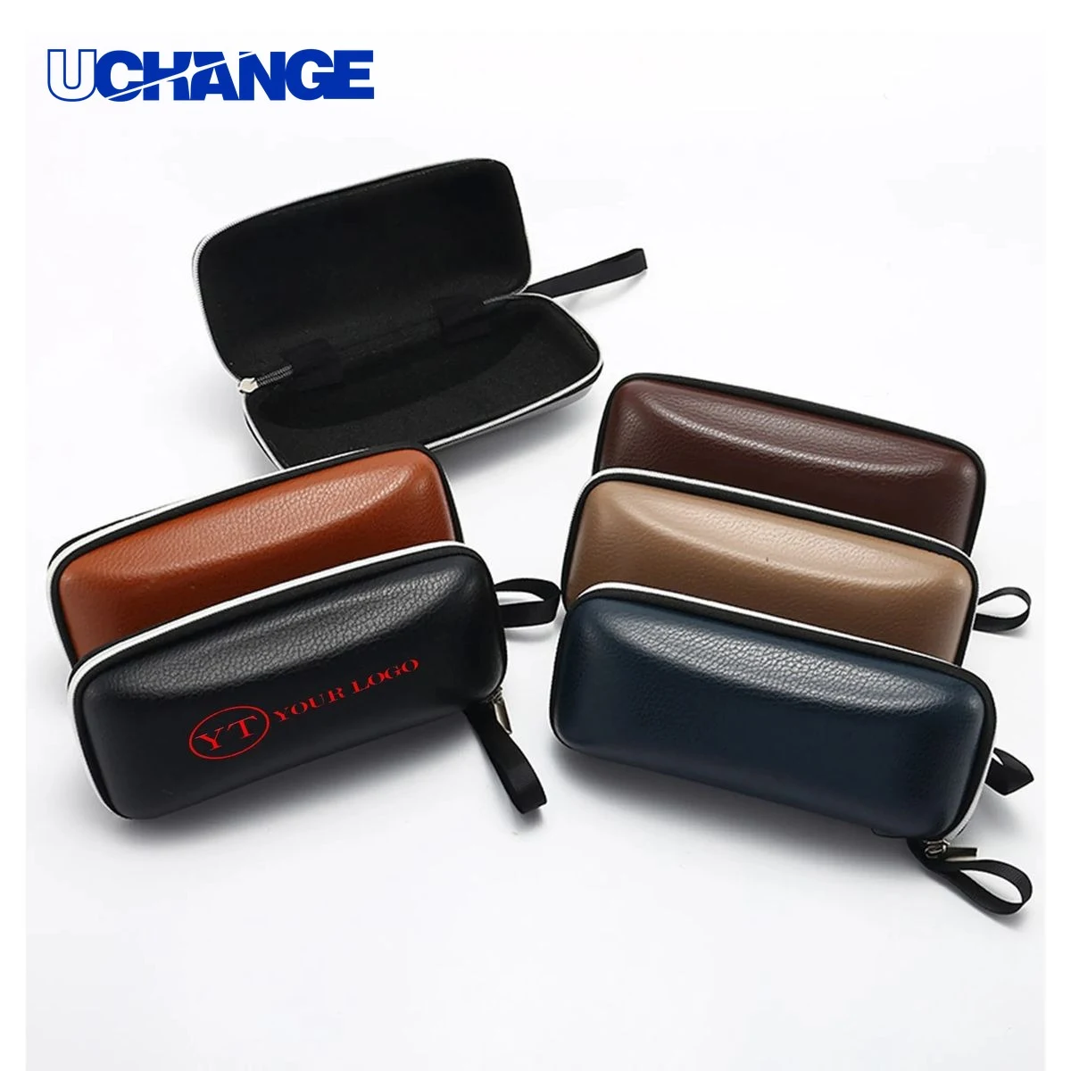 Eyewear PU Leather Eyeglass Case Organizer 1