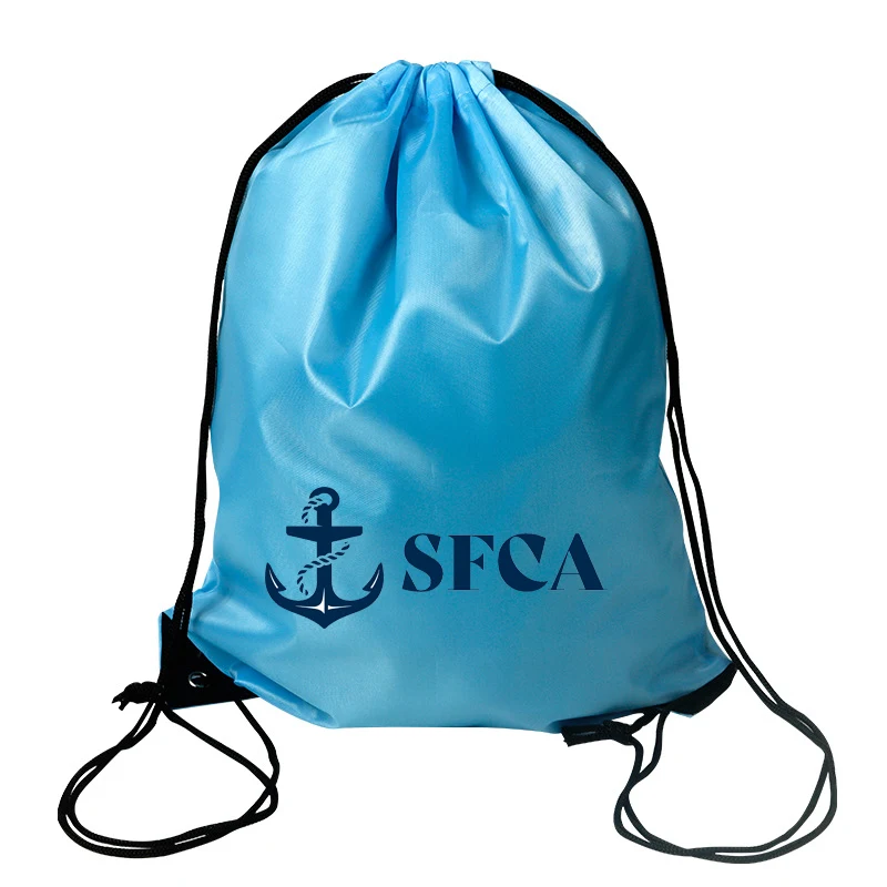 Nylon Drawstring Backpack Drawstring Bag 1