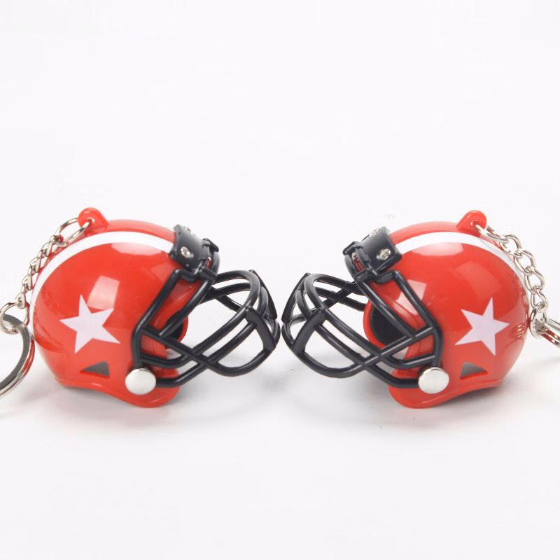 Mini Football Helmet Keychain