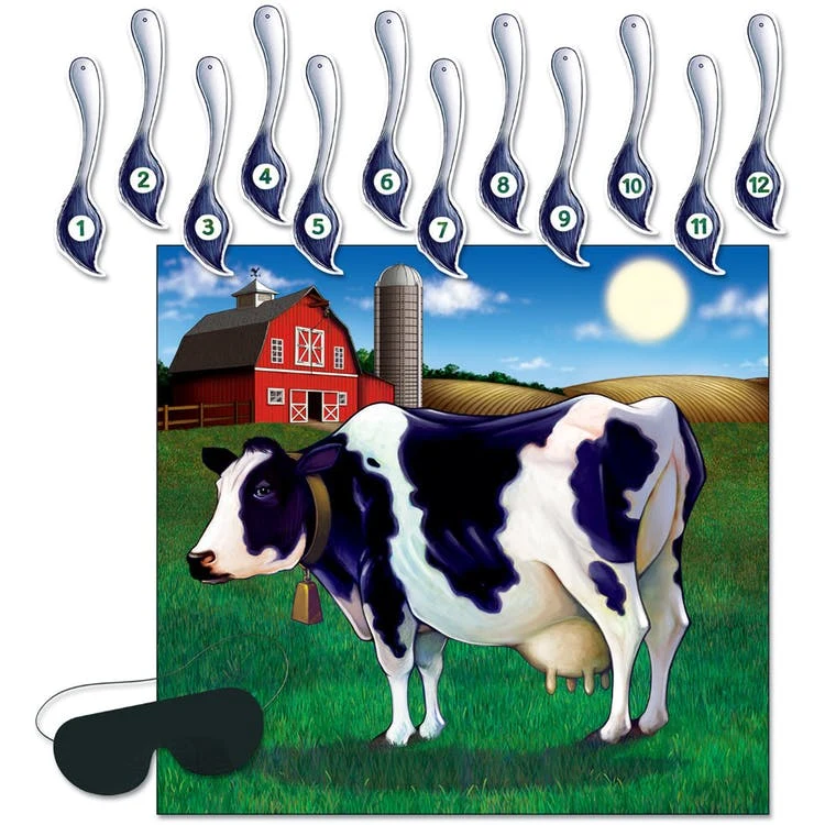 Pin the Tail Games - Cow Theme 1