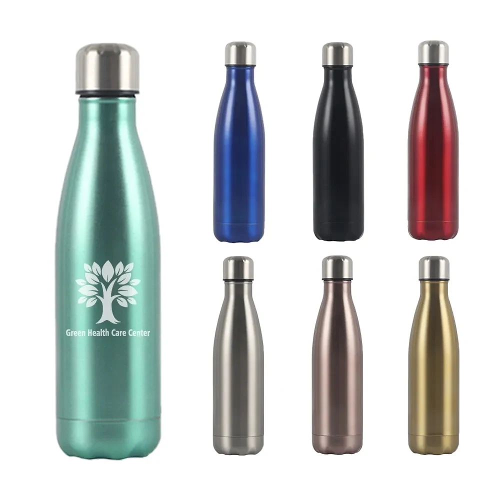 17 oz Double Wall Stainless Steel Cola Bottle 1