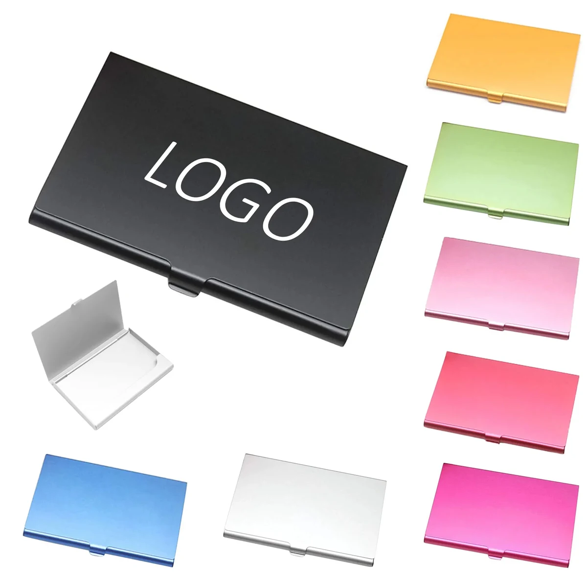 Aluminum Business Card Storage Box 1