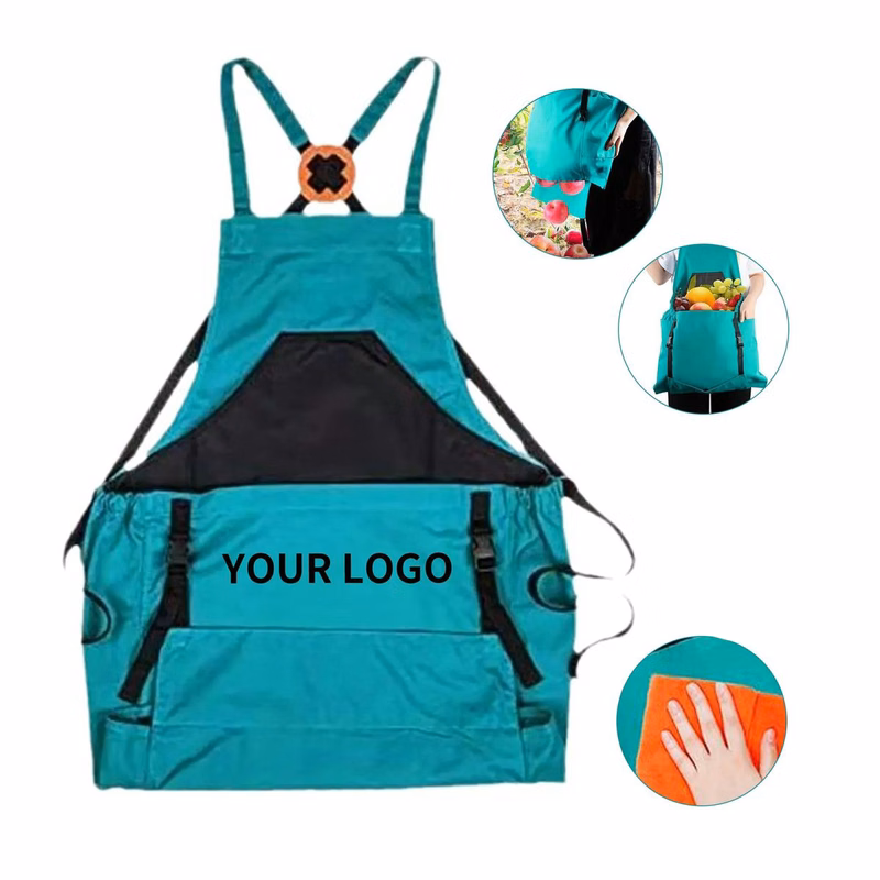 23 Inch Canvas Utility Apron with Tool Storage
