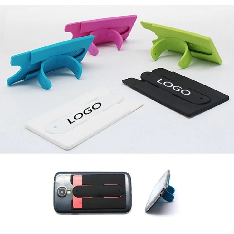 Soft Silicone Card Wallet With Stand 1