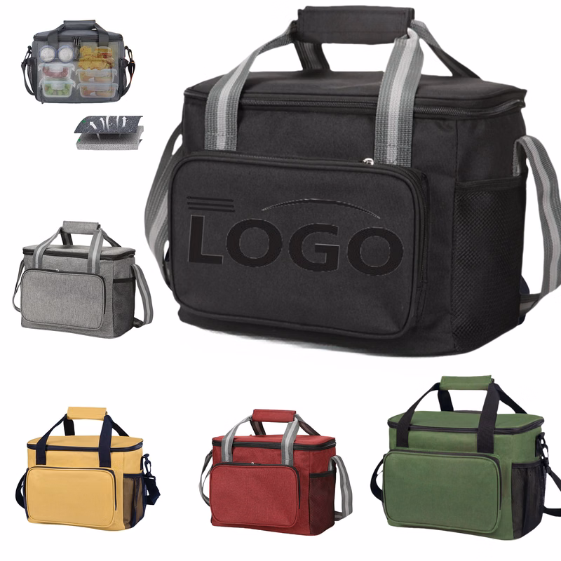 Large Reusable Insulated Lunch Cooler Bag