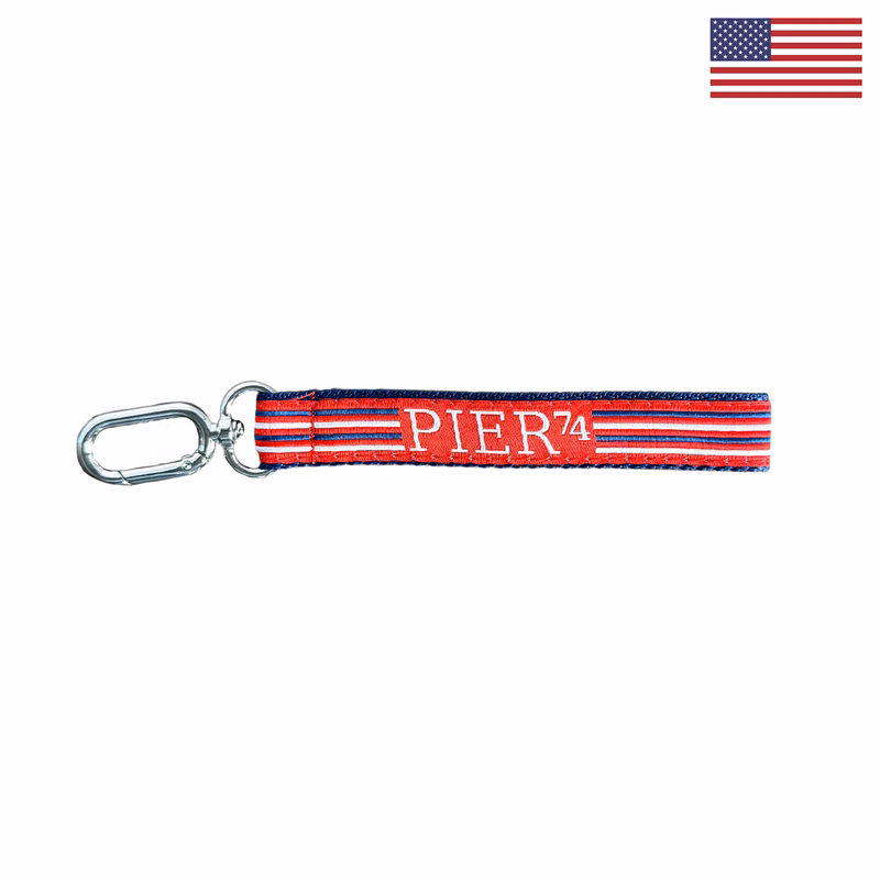 5" Woven Key Strap w/ Oval Carabiner - "Elite" Weave
