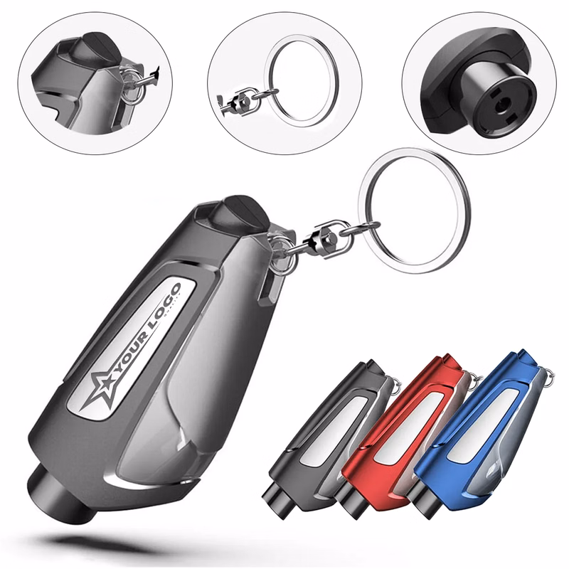 Upgrade Mini Durable Car Broken Window Hammer Key-Chain