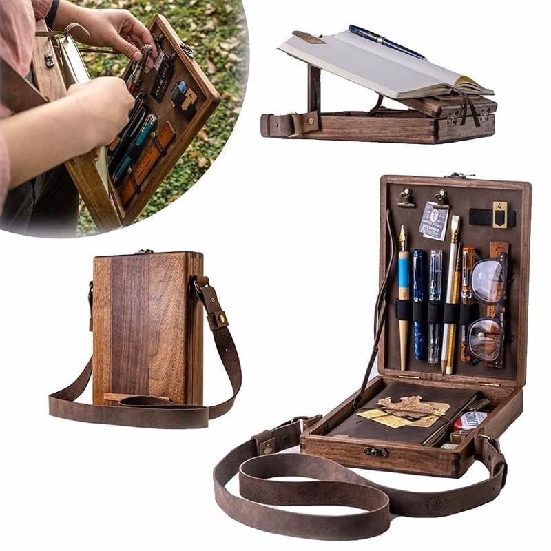Writers Messenger Wood Box