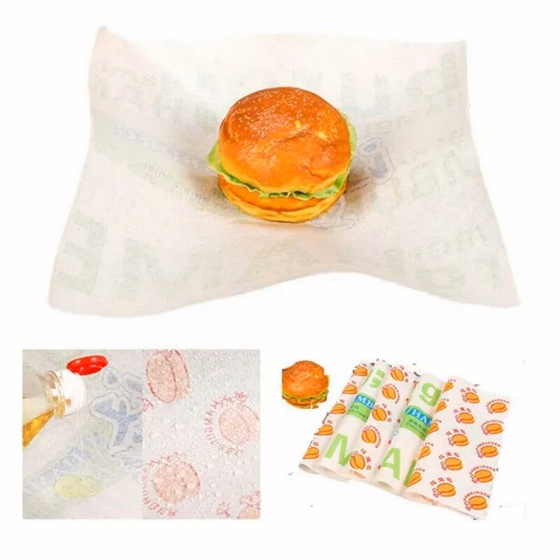Custom Grease proof Food Wrap paper