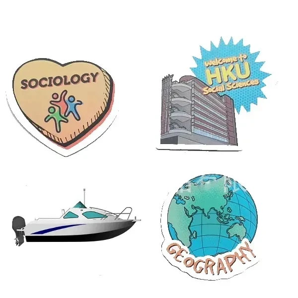 Custom Clear Acrylic Magnets with Full Color UV Graphics — Branded Office Giveaway 1