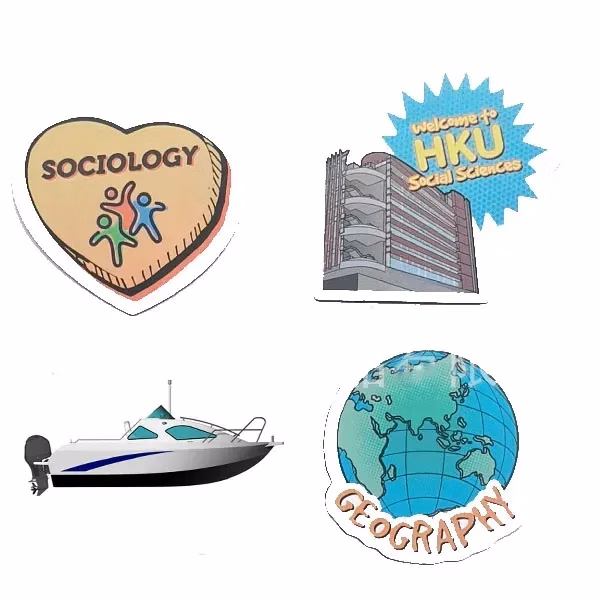 Custom Clear Acrylic Magnets with Full Color UV Graphics — Branded Office Giveaway