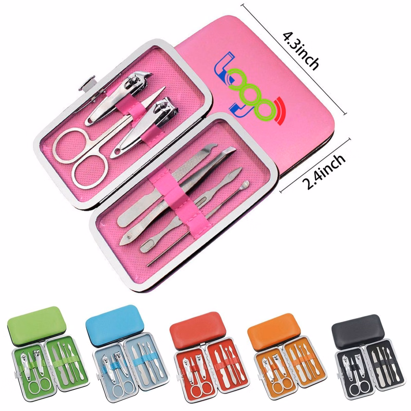 7-Piece Stainless Steel Nail Clipper Set With Travel Case