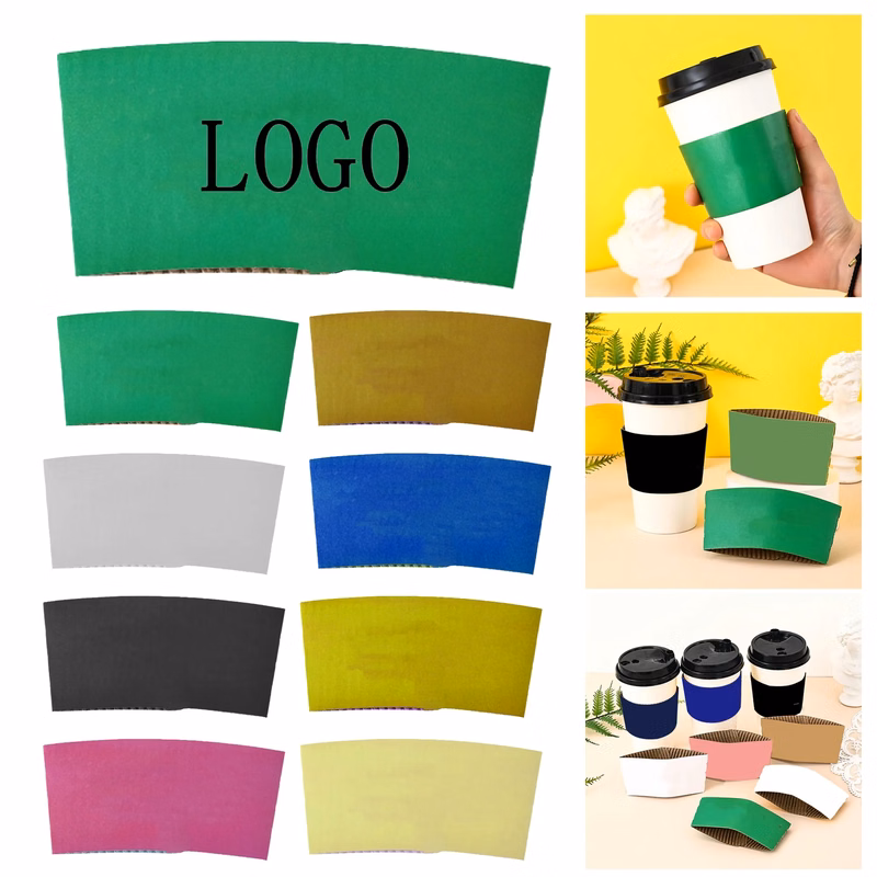 Heat-Resistant Insulated Paper Coffee Cup Sleeve
