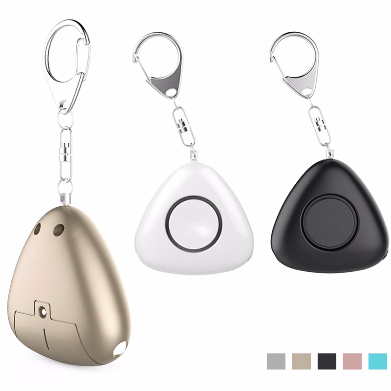 LED Light Keychain with Personal Alarm