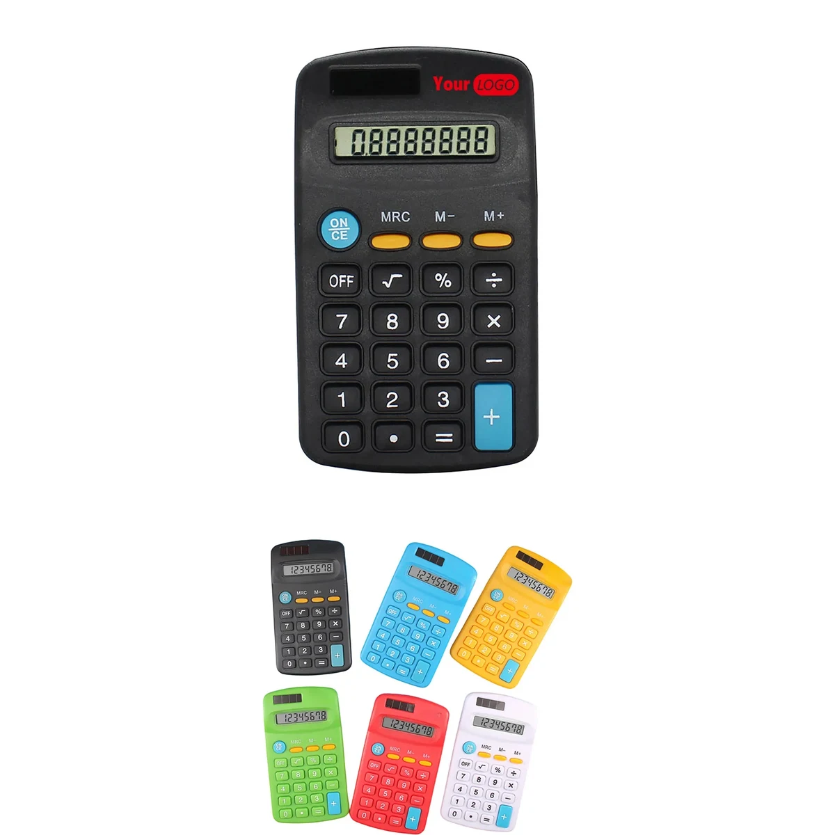 Moq 50 Pcs Pocket Small Calculator 1