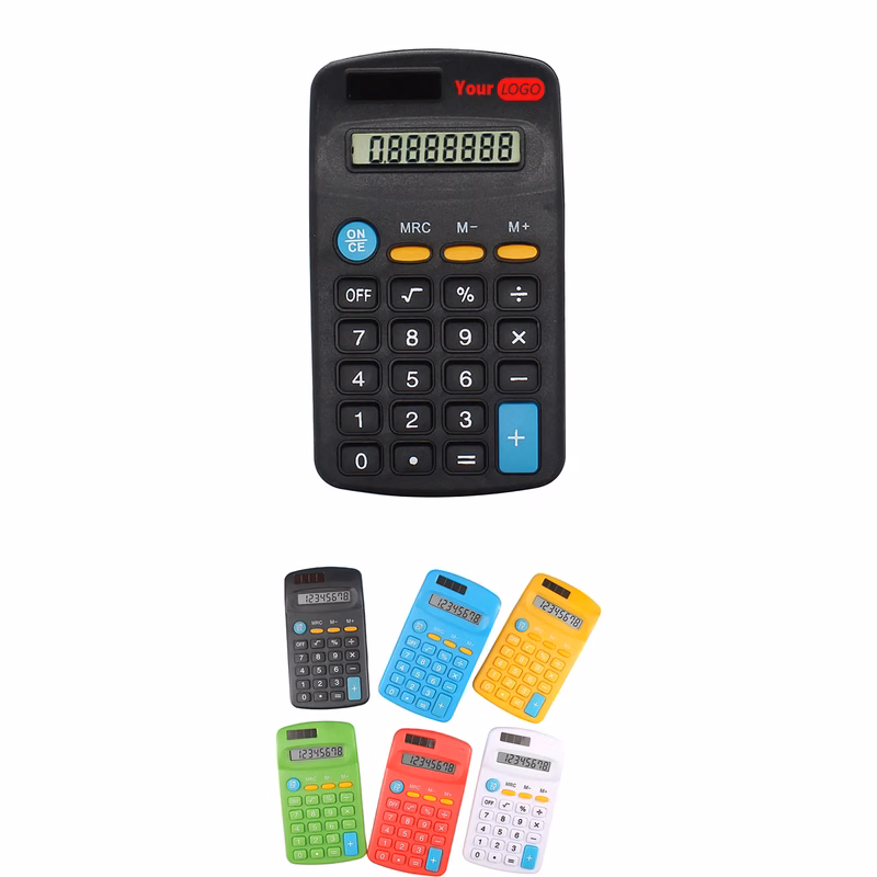 Moq 50 Pcs Pocket Small Calculator