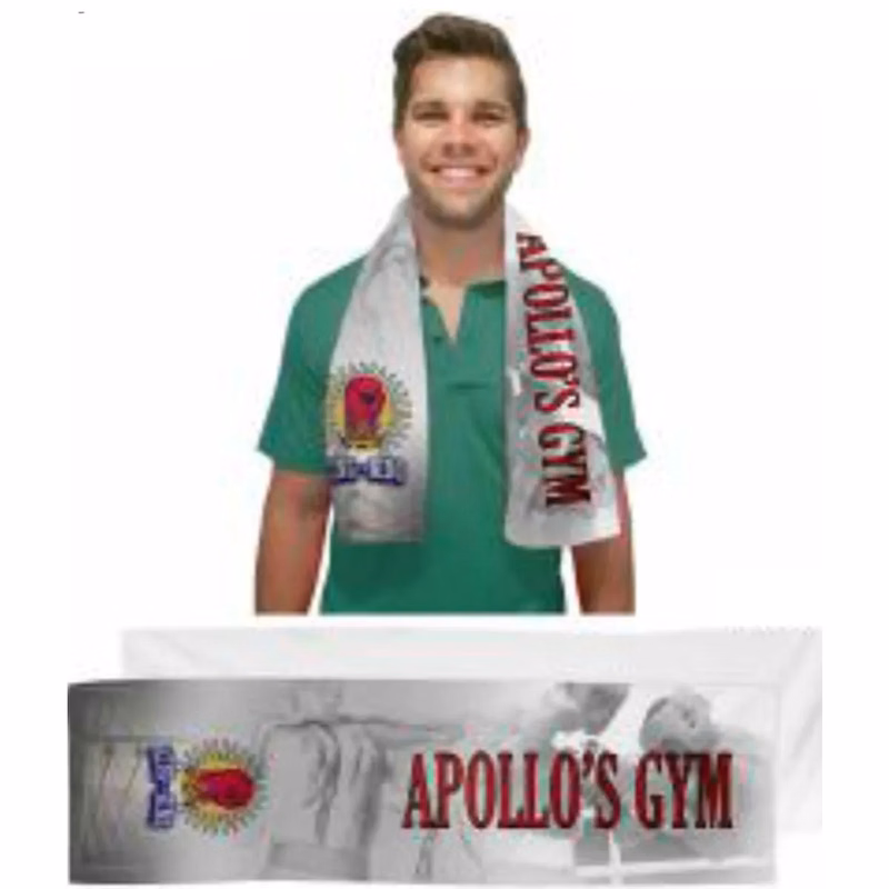 Sublimated Velour Gym Towel, 12x44