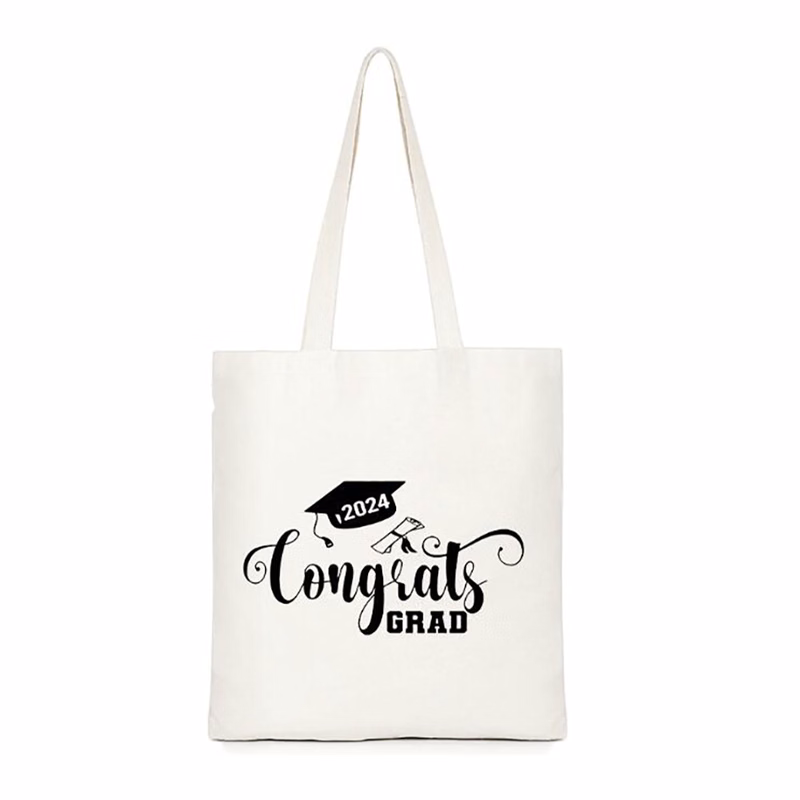 Premium 8 oz Full-Color Printed Cotton Canvas Tote Bag 14"x 16"