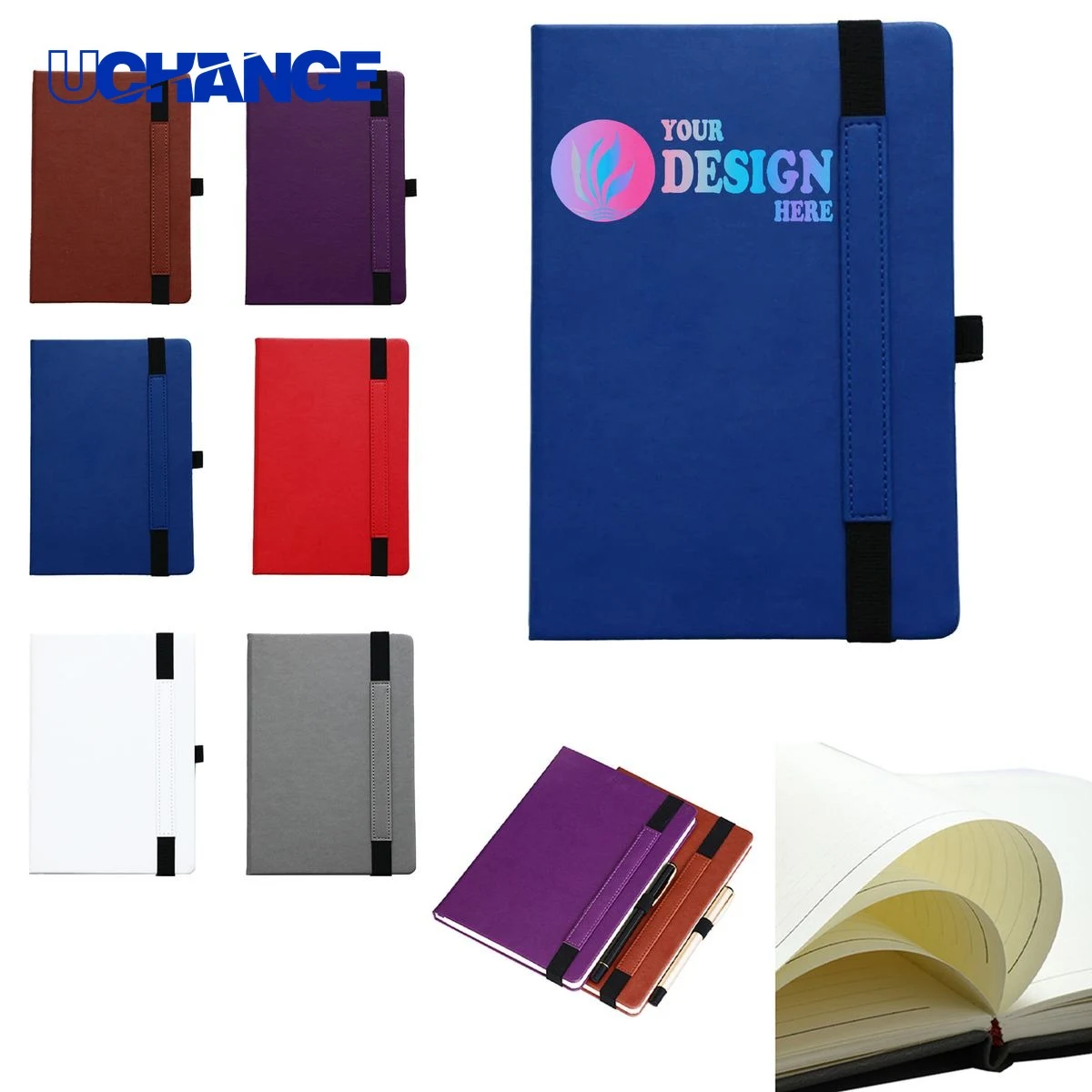 Custom PU Journal Book Notebook for Events 1