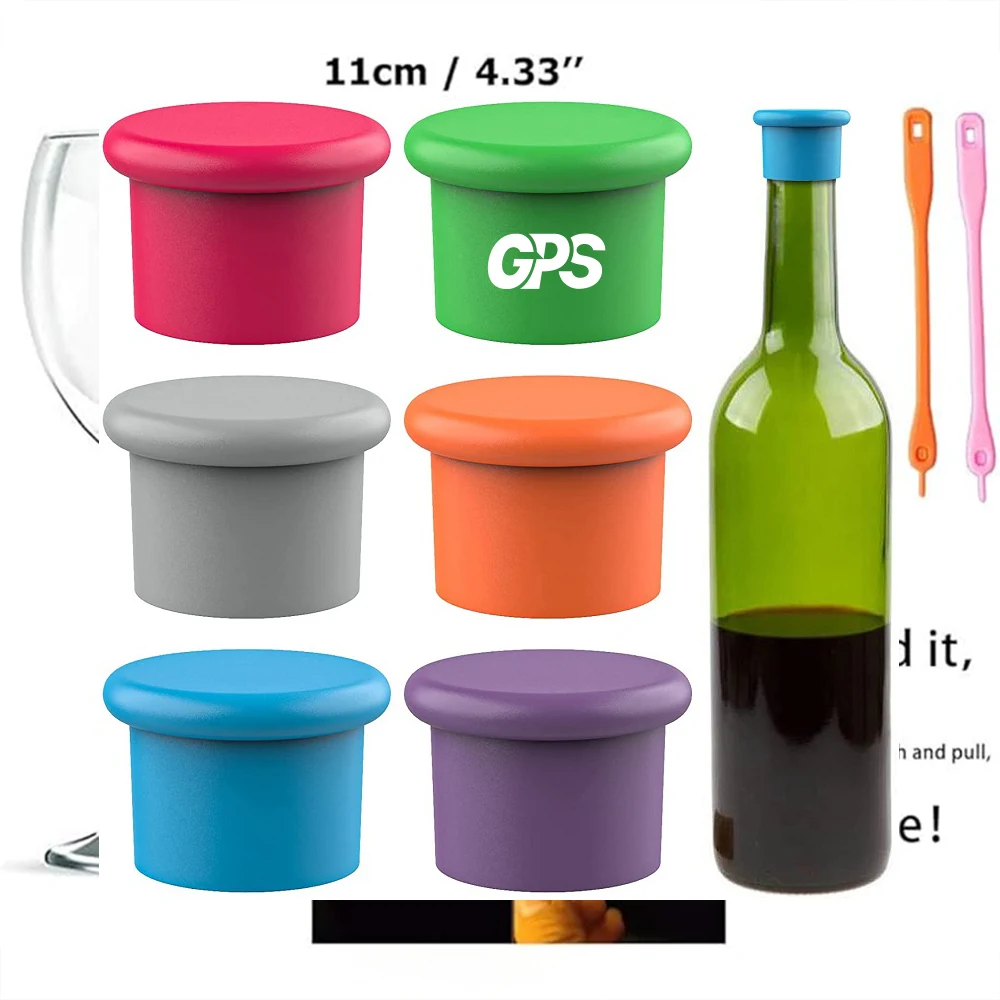 Silicone Wine Bottle Saver Stopper Topper Preserver 1