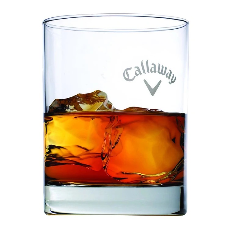 Callaway 11 oz. Rocks Glass, custom glassware with logo imprint 1