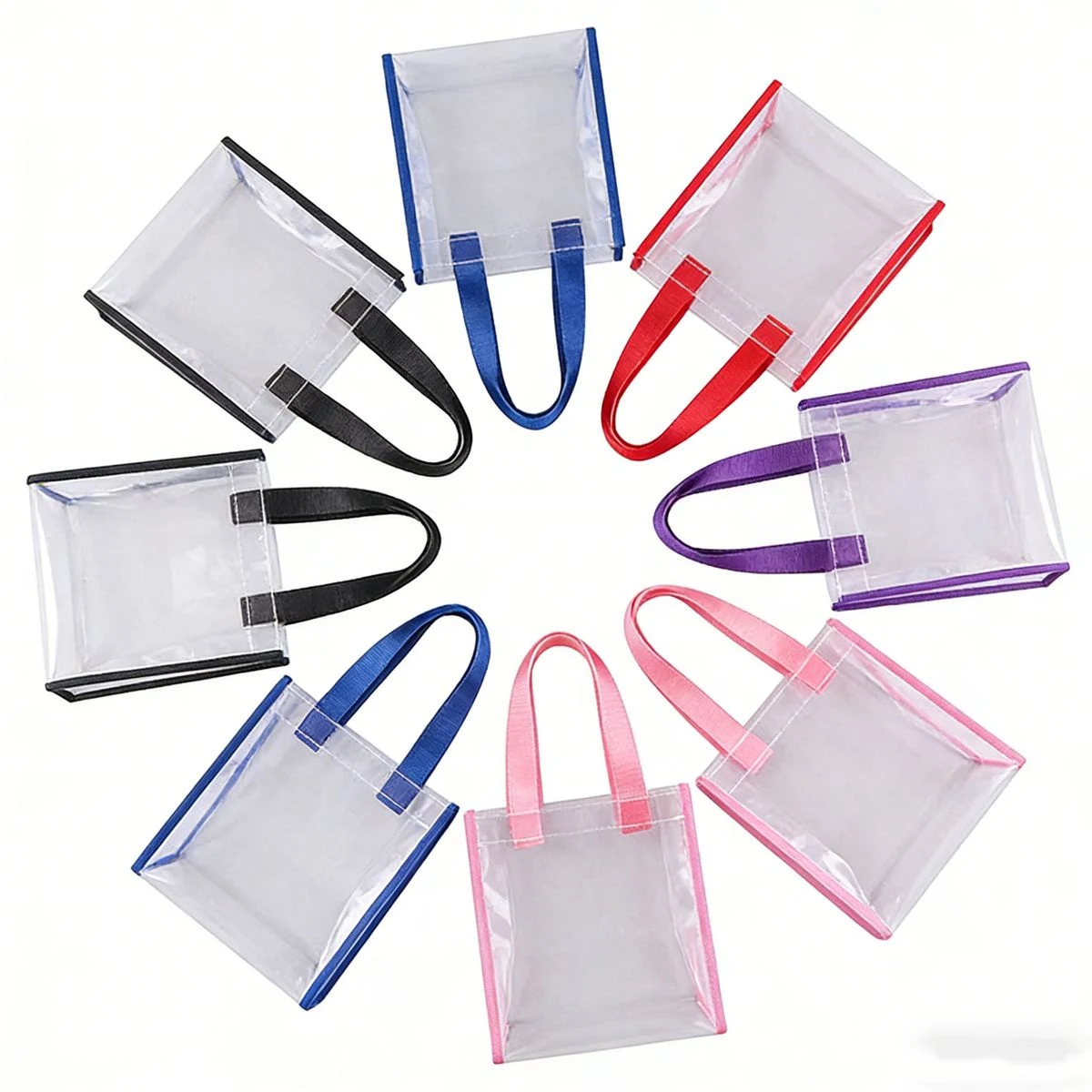 Clear PVC Shopping Tote 1