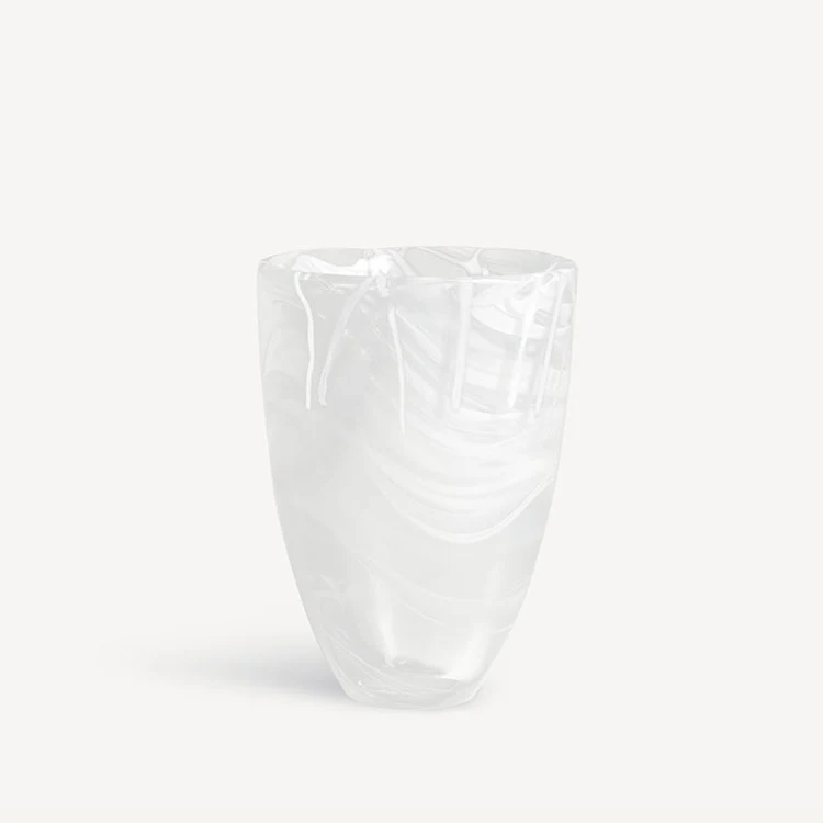 CONTRAST VASE WHITE/WHITE 1
