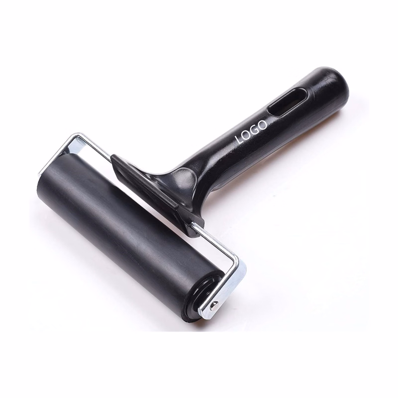 4-Inch Rubber Brayer Roller For Printmaking