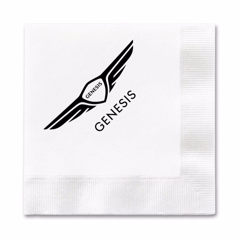 2-Ply White Beverage Napkin, FSC Certified - High Line