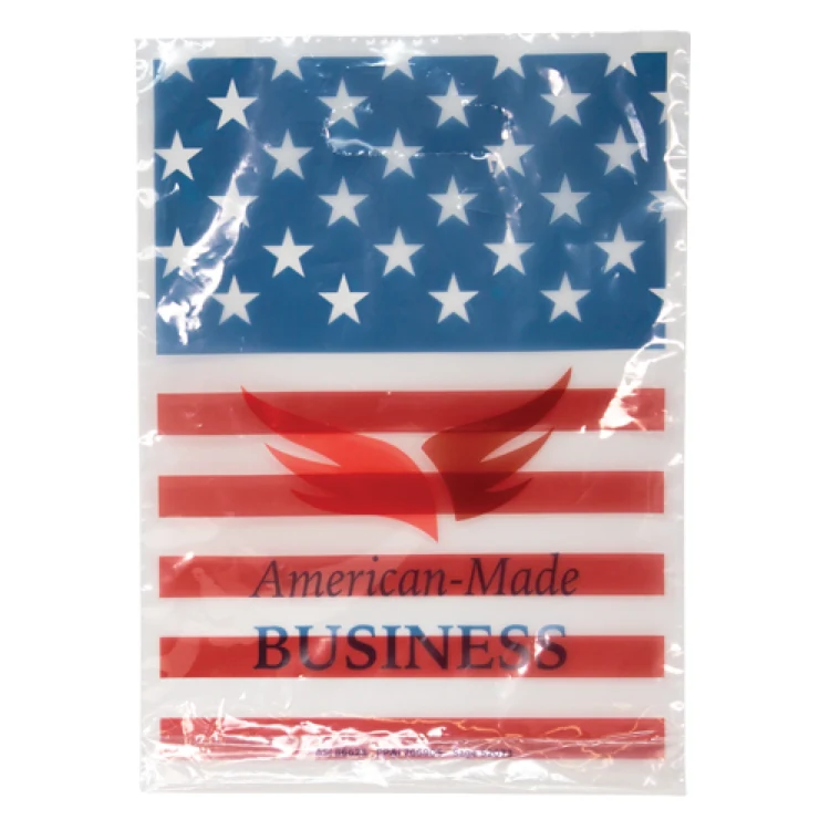 Digital Full Color 2-Sided Clear Plastic Bags with Gusset (9" x 12" x 2") 1